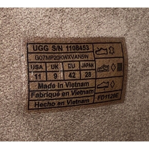 UGG Womens Kingsburg Bootie Size 11 Tan 1108453 - Picture 7 of 7